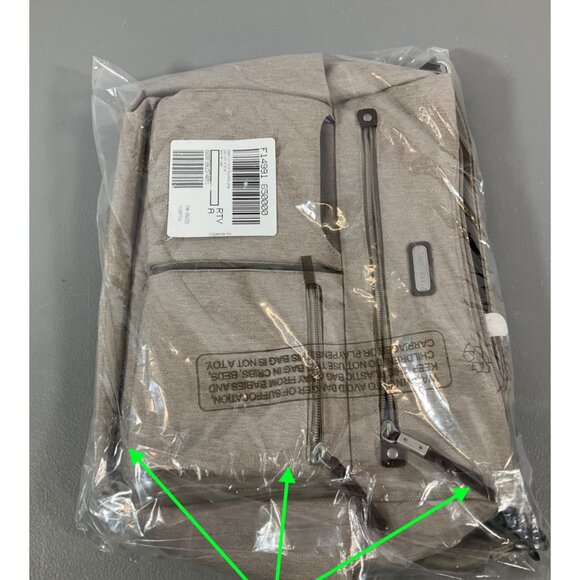 Baggallini Heritage Large Hobo Bag with RFID Wristlet - Water-Resistant Nylon, B - Picture 5 of 9